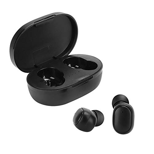 ciciglow Bluetooth Earphone, TWS Wireless Bluetooth Earphone Headset Support 3H Playtime HiFi Sports Headphone with Portable Charging Case for iOS, Android Smartphone.