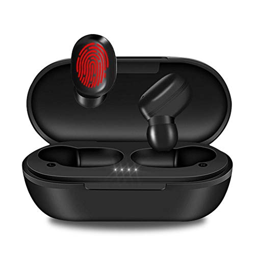 ciciglow Bluetooth Earphone, TWS Wireless Bluetooth Earphone Headset Support 3H Playtime HiFi Sports Headphone with Portable Charging Case for iOS, Android Smartphone.