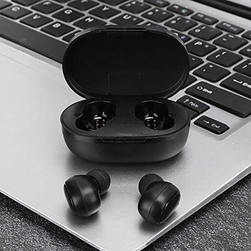 ciciglow Bluetooth Earphone, TWS Wireless Bluetooth Earphone Headset Support 3H Playtime HiFi Sports Headphone with Portable Charging Case for iOS, Android Smartphone.