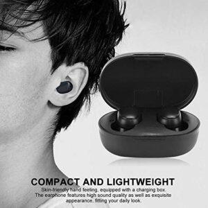 ciciglow Bluetooth Earphone, TWS Wireless Bluetooth Earphone Headset Support 3H Playtime HiFi Sports Headphone with Portable Charging Case for iOS, Android Smartphone.