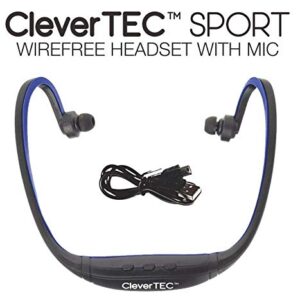 CleverTEC Sport Bluetooth Wire Free Wireless Headphones with Mic