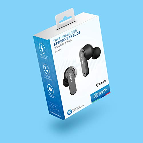 BOYA True Wireless Semi-in-Ear Earbuds (Black)