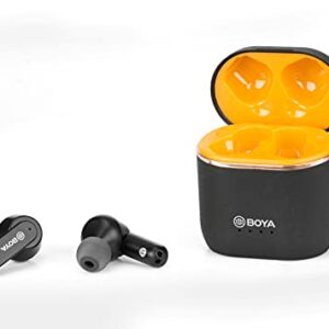 BOYA True Wireless Semi-in-Ear Earbuds (Black)