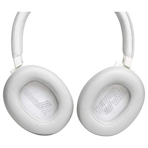 JBL Live 650 BT NC, Around-Ear Wireless Headphone with Noise Cancellation - White