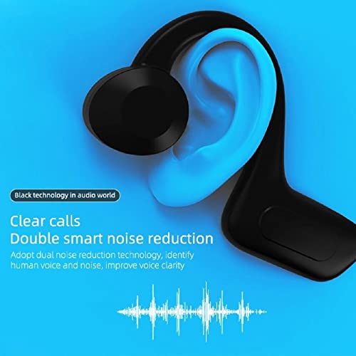 Betreasure Wireless Conduction Headphone Bluetooth Compatible Sports Waterproof Open Ear Hook Support 16G Memory Card