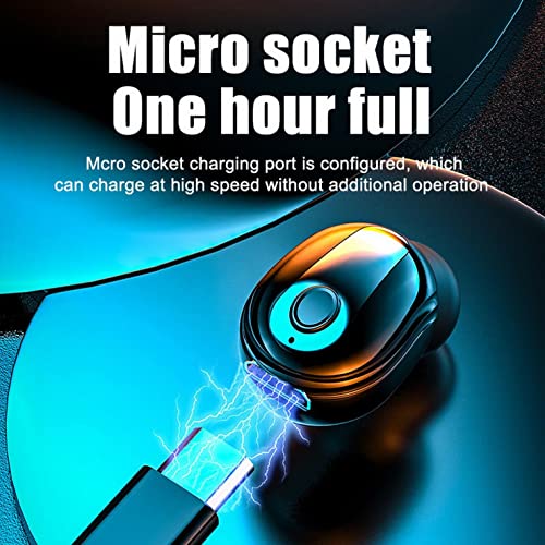 Wireless Single Ear Bluetooth for Womens and Mens Mini in-Ear Noise Cancelling Earbuds Sports Wireless Bluetooth 5.0 Headphone