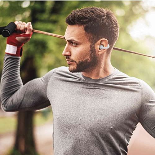 UrbanX UX3 True Wireless Earbuds Bluetooth Headphones Touch Control with Charging Case Stereo Earphones in-Ear Built-in Mic Headset Premium Deep Bass for BLU C5 LTE - White