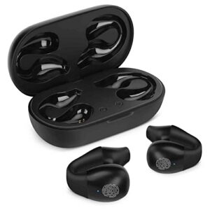 urbanx ux3 true wireless earbuds bluetooth headphones touch control with charging case stereo earphones in-ear built-in mic headset premium deep bass for zenfone 7 – black