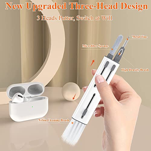 Bluetooth Earbuds Cleaning Pen, in-Ear Headphones Cleaning for Airpods Pro 1 2 Multi-Function Cleaner Kit Soft Brush for Samsung MI Earbuds,Earphone,Camera and Mobile Phone