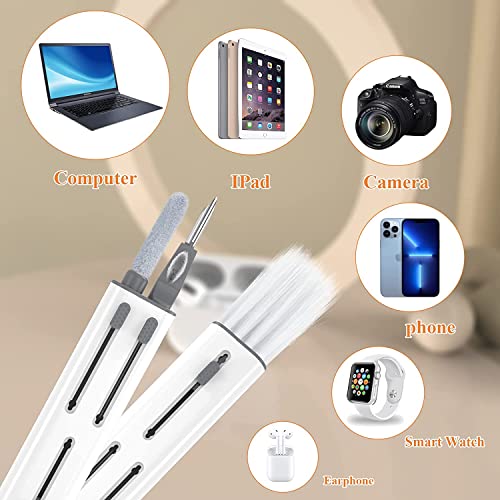 Bluetooth Earbuds Cleaning Pen, in-Ear Headphones Cleaning for Airpods Pro 1 2 Multi-Function Cleaner Kit Soft Brush for Samsung MI Earbuds,Earphone,Camera and Mobile Phone