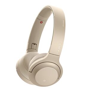 sony wh-h800 h.ear series wireless on-ear high resolution headphones (international version/seller warrant) (gold)