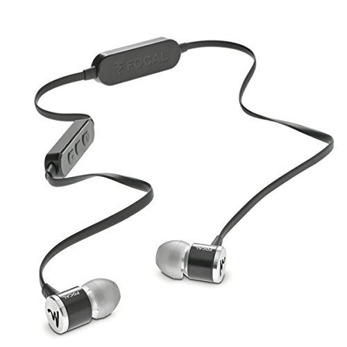 Focal Spark Wireless in-Ear Headphones with 3-Button Remote and Microphone (Black)