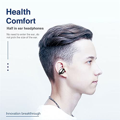 schicj133mm Bone Conduction Headphones - S19 Bone Conduction TWS Bluetooth 5.0 Handsfree Wireless Earphones Sport Earbuds - Red