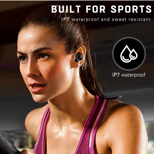 Urbanx Street Buds Plus True Wireless Earbud Headphones for Samsung Galaxy S8 - Wireless Earbuds w/Hands-Free Controls - Black (US Version with Warranty)