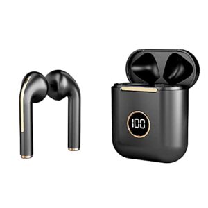 mike’s kicks wireless earbuds with charging case, in-ear waterproof headphones with bluetooth v5.2 + edr, noise cancelling, over 24h play/talk time with fast charging.