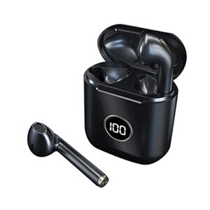 Mike's Kicks Wireless Earbuds with Charging CASE, in-Ear Waterproof Headphones with Bluetooth V5.2 + EDR, Noise Cancelling, Over 24H Play/Talk TIME with Fast Charging.