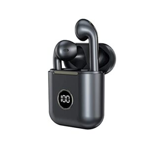 Mike's Kicks Wireless Earbuds with Charging CASE, in-Ear Waterproof Headphones with Bluetooth V5.2 + EDR, Noise Cancelling, Over 24H Play/Talk TIME with Fast Charging.