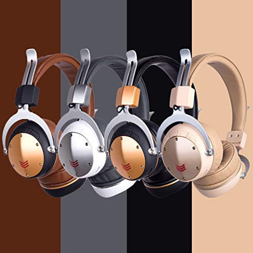 newshijieCOb MH6 Durable Foldable Bluetooth Wireless Outdoor Headphone FM Radio Bass Stereo Headset Head-Mounted Headphone Camel