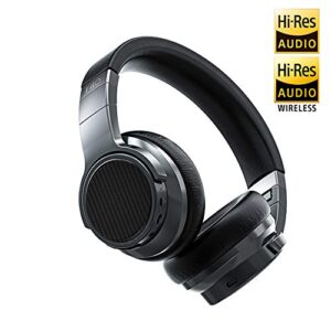 FiiO Noise Cancelling Bluetooth 5.0 Headphones EH3 NC: Wireless Bluetooth Over The Ear Headphones with aptX LL/aptX HD/LDAC/Mic Support,50 Hours Playertime for Travel/Work/Cellphone Black (Black)