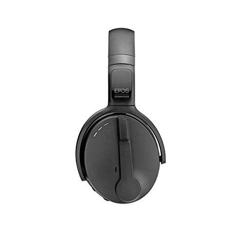 EPOS | SENNHEISER Adapt 563 (1000208) - Dual-Sided, Dual-Connectivity, Wireless, Bluetooth, Active Noise Canceling On-Ear Headset | Discreet Foldable Boom Mic | UC Optimized (Black)