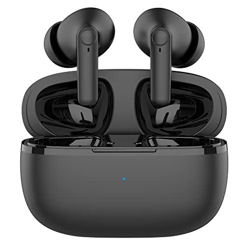 Bluetooth 5.3 Headphones Wireless Earbuds Immersive 3D Stereo Built-in HD Microphone 56H Playback USB-C Fast Charging In-Ear Earphones IPX8 Waterproof Ear buds for ios Android Sports Work Travel