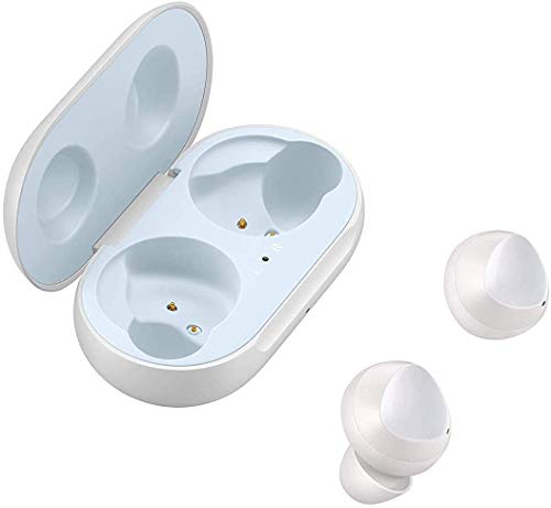 Samsung Galaxy Bud's 2019 White - True Wireless Earbuds with Wireless Qi Slim Pad 18w Fast Charger (Renewed)