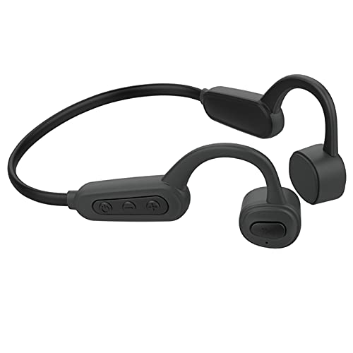 IP68 Underwater Waterproof Swimming Headset Bone Conduction Earphone with MP3 and Bluetooth for Swimmers Open-Ear Elastic Band (Black)