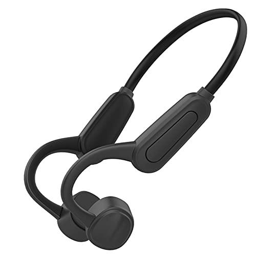 IP68 Underwater Waterproof Swimming Headset Bone Conduction Earphone with MP3 and Bluetooth for Swimmers Open-Ear Elastic Band (Black)