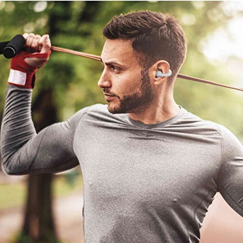 UrbanX UX3 True Wireless Earbuds Bluetooth Headphones Touch Control with Charging Case Stereo Earphones in-Ear Built-in Mic Headset Premium Deep Bass for ZTE Blade Force - White