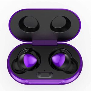 urbanx street buds plus true bluetooth earbud headphones for samsung galaxy tab a 9.7 & s pen – wireless earbuds w/noise isolation – purple (us version with warranty)