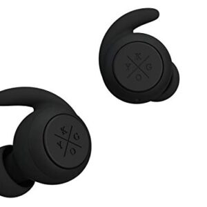 Kygo Life E7/900 | Bluetooth Earbuds with Charging Case, IPX7 Waterproof Rating, Built-in Microphone, Autopairing with Comply Foam Tips (Black)