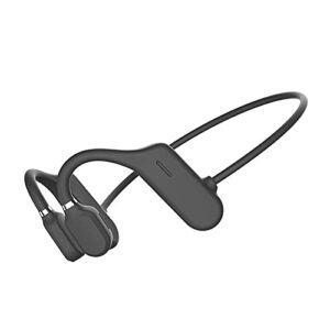 nc dyy-1 bone conduction bluetooth headset wireless two-ear motion waterproof 5.0 wireless ear-mounted does not enter the ear black