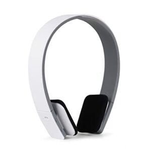 over ear bluetooth headphones wireless headset with built-in mic active adjust-able angle soft earmuffs retractable holder su