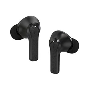 Wireless Earbuds - Bluetooth 5.1 Headphones - ENC Noise Cancellation, Waterproof, Noise Reduction, HiFi Sound, Dual Mic, Smart Touch Control, Charging case, Battery Display, Leather Design.