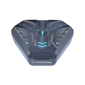 VEXOTRONIC – Wireless Headset Earphones, Bluetooth 5.2 Stereo, Waterproof Gaming Touch, Control Earbuds Low Latency, Compatible with iOS, Android, Windows, and Switch. Computer Laptop TV Sport