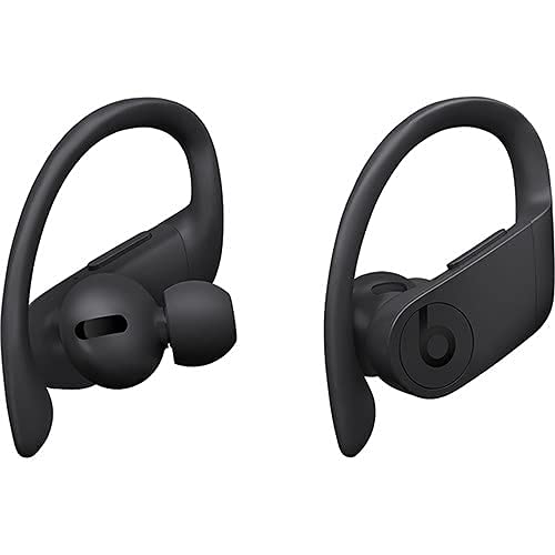 Beats_by_dre Powerbeats Pro in-Ear Wireless Headphones (Black) Bundle - 9 Hours of Listening Time, Sweat Resistant Earbuds - with Headphone Cleaner, Extra USB Power Cube - Pro Bundle (Renewed)