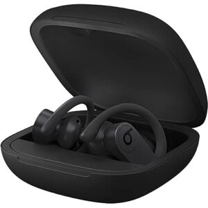 Beats_by_dre Powerbeats Pro in-Ear Wireless Headphones (Black) Bundle - 9 Hours of Listening Time, Sweat Resistant Earbuds - with Headphone Cleaner, Extra USB Power Cube - Pro Bundle (Renewed)