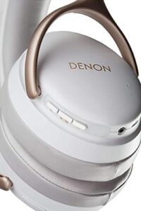 denon ah-gc25w premium wireless headphones with aptx bluetooth | hi-res audio quality | up to 30 hours of wireless use | designed for comfort | battery-saving auto-standby mode | white