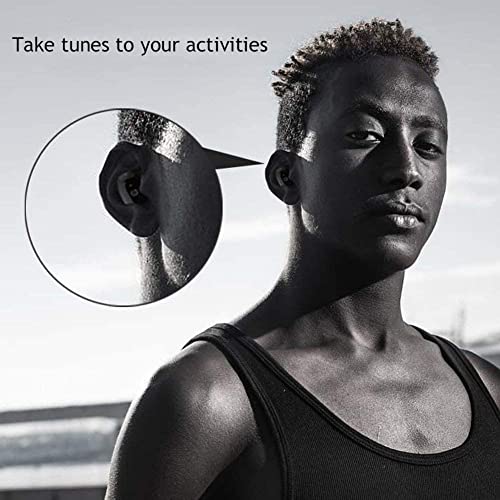 cjc IP68 Waterproof Swimming Earbud - Sport Wireless Bluetooth Headphone - Sweatproof Stable Fit in Ear Workout Headset Special for Swimming Driving Sauna