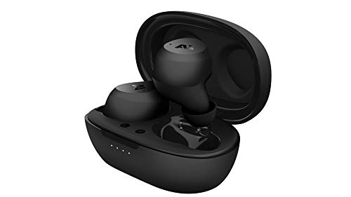 ausounds AU-Stream Hybrid Bluetooth True Wireless Hybrid Active Noise Cancelling Earbuds with Touch Controls, Wireless Charging Case, and Premium Dynamic Drivers, Black