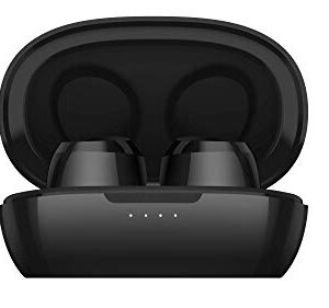 ausounds AU-Stream Hybrid Bluetooth True Wireless Hybrid Active Noise Cancelling Earbuds with Touch Controls, Wireless Charging Case, and Premium Dynamic Drivers, Black