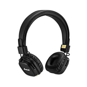 marshall major ii bluetooth on-ear headphones, black (4091378) – discontinued