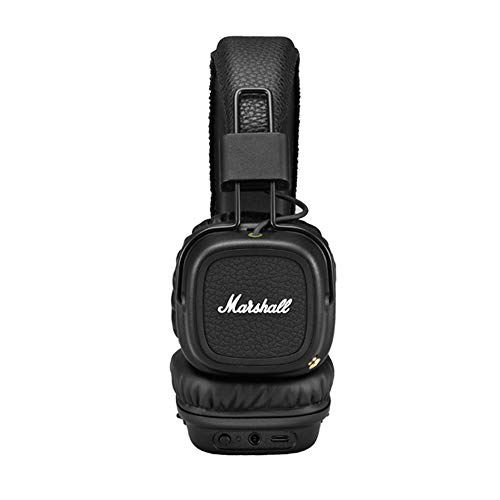 Marshall Major II Bluetooth On-Ear Headphones, Black (4091378) - Discontinued