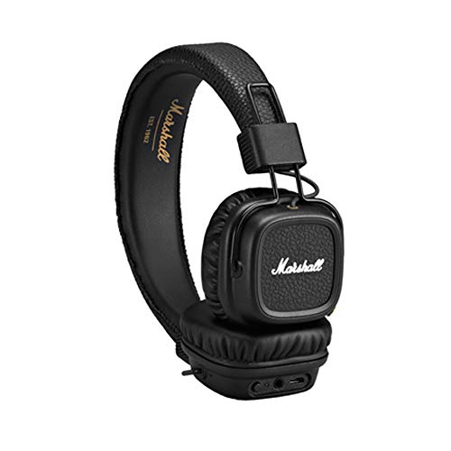 Marshall Major II Bluetooth On-Ear Headphones, Black (4091378) - Discontinued