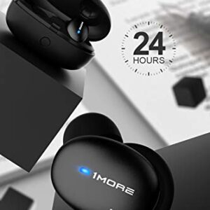 1MORE Stylish True Wireless in-Ear Headphones with Microphone, Black, E1026BT-I-BLACK