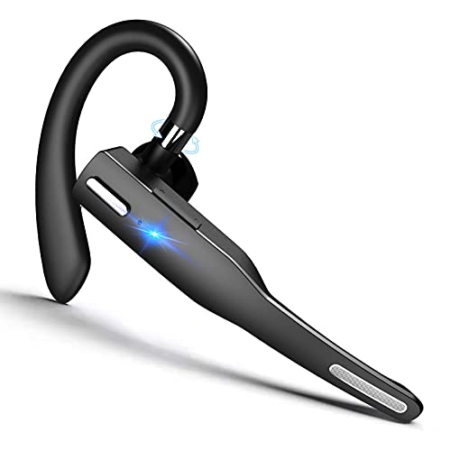 Bluetooth Earpiece for Cell Phone Noise Canceling Headphone with Microphone Wireless Headset Bluetooth Earpiece 5.1 Hands Free Headset CVC8 Compatible with iPhone Android for Business Office Driving