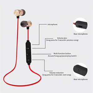 Heave Wireless Earbuds,Bluetooth Headphones,Magnetic Earbuds HiFi Stereo in Ear Sports Earphones with Noise Cancellation Mic for Gym Workout Running Black