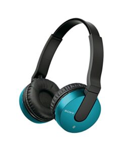 sony mdrzx550bn bluetooth and noise cancelling headset (blue)