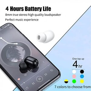 Macaron Color Wireless Headphones Single Ear Bluetooth Earbuds Compatible Sports Stereo Sound Waterproof in-Ear F911 Bluetooth 5.0 Mini Earphones