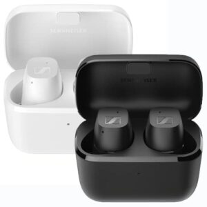 Sennheiser CX True Wireless Earbuds - Bluetooth in-Ear Headphones for Music and Calls with Passive Noise Cancellation, Customizable Touch Controls, and 27-Hour Battery Life, White (Renewed)